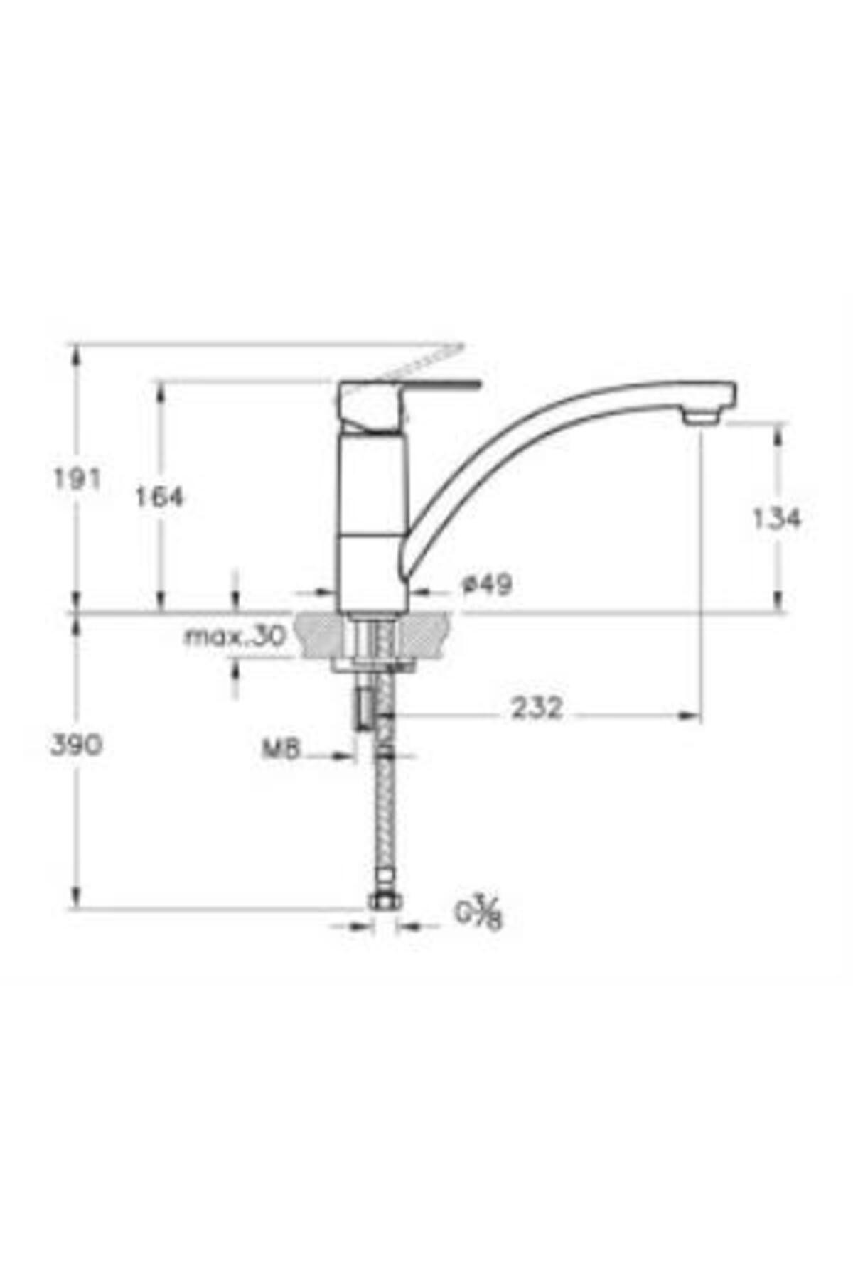 Win S Eviye Bataryası A42596 Pencere Önü - Krom
