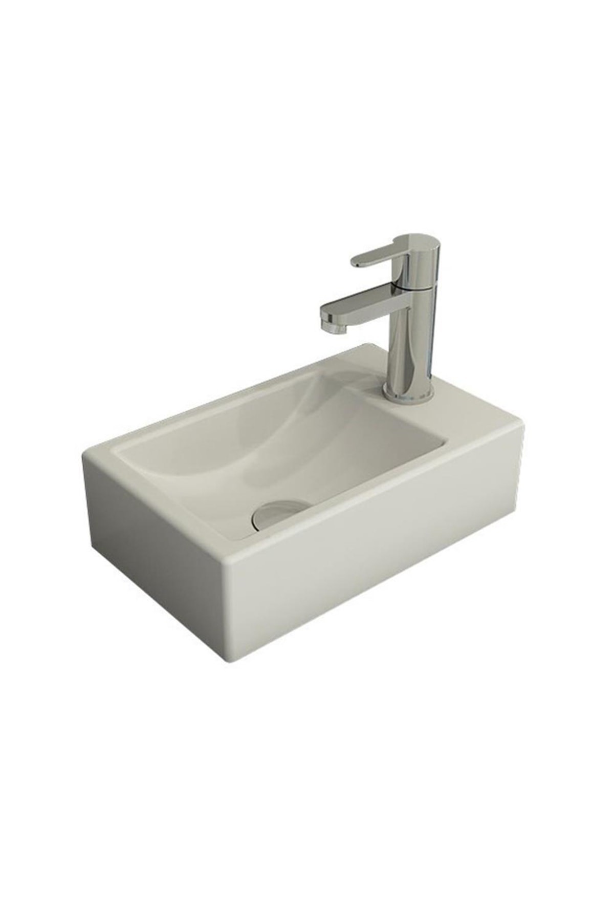 Milano Dar Sağ Lavabo 37 Cm Mat Beyaz 1419-002-0126