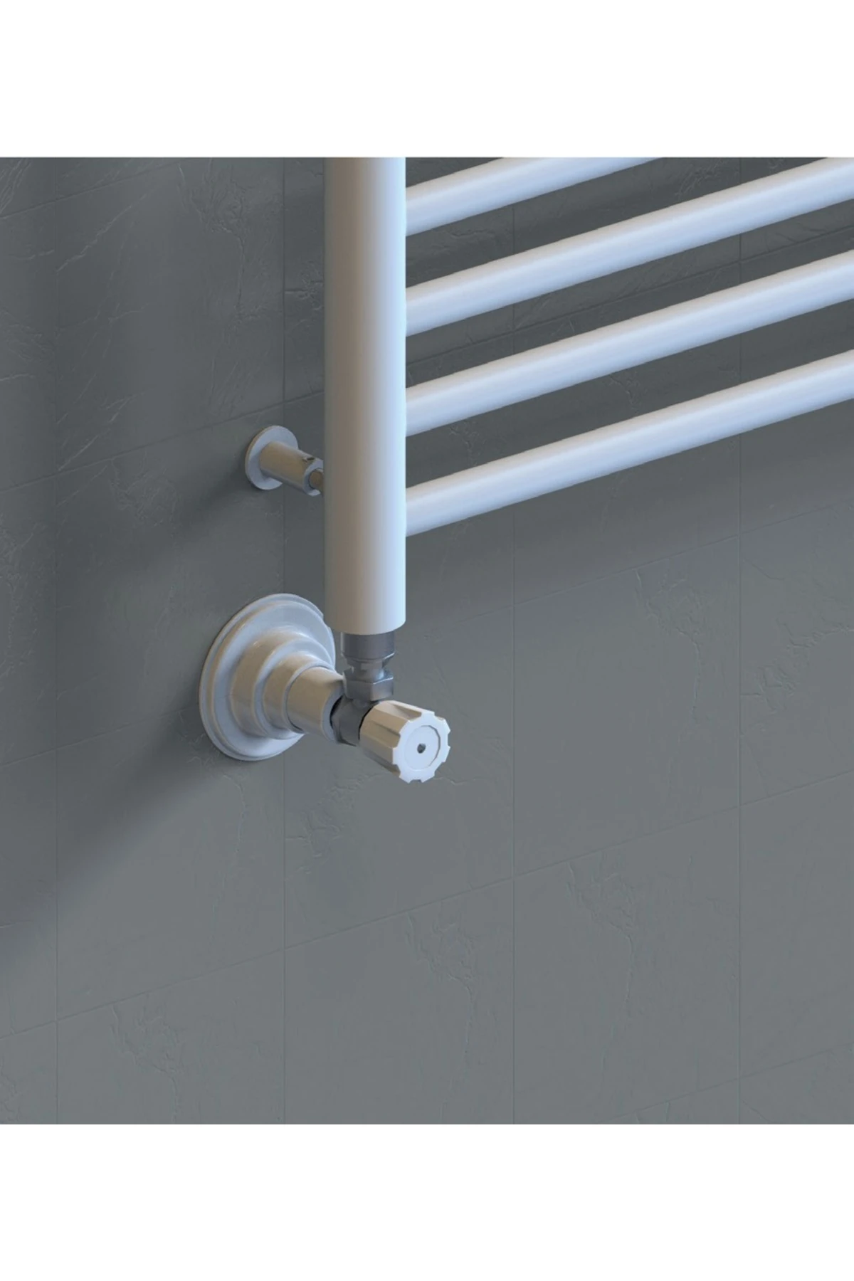 Petek - Havlupan Boru Gizleme Aparatı Beyaz 3 Cm - 7 Cm Arası Ayarlanabilir ( 10 Adet )