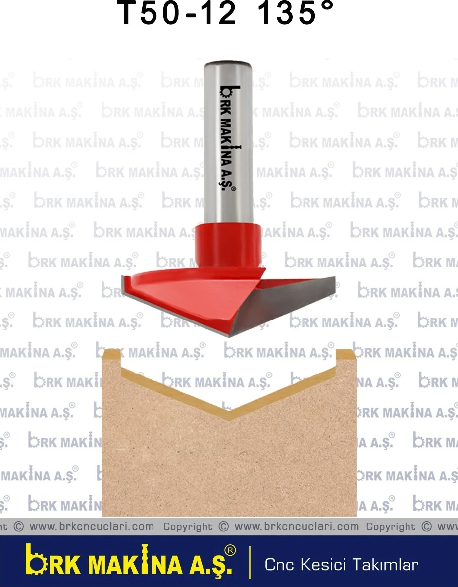 135 Derece Kaynaklı Freze