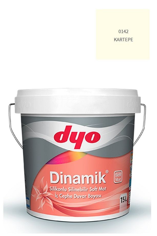 Dinamik Silikonlu Silinebilir Soft Mat Iç Cephe Duvar Boyası 0142 Kartepe 15 Lt
