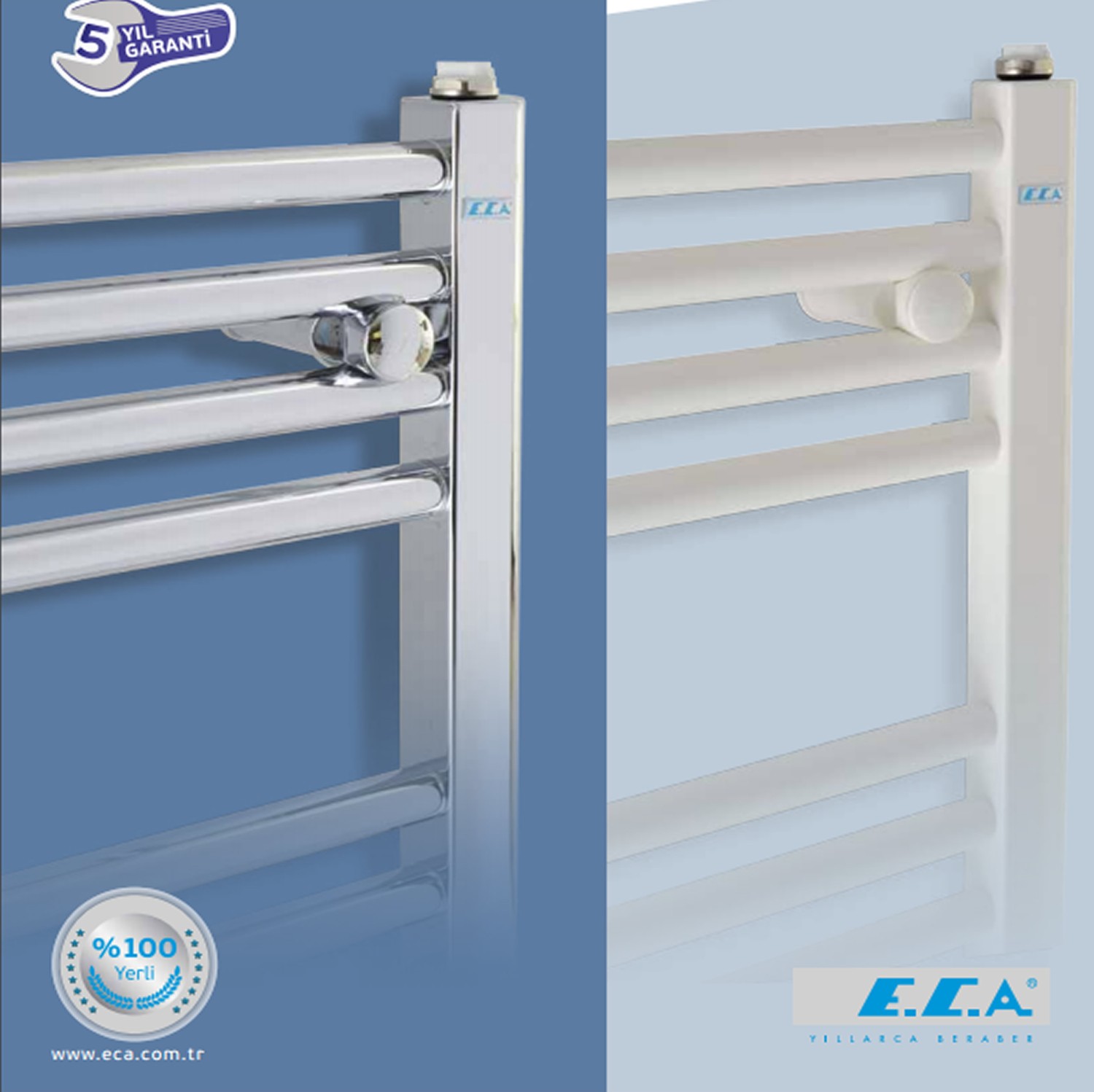 Krom Kaplı Düz Havlupan 40/150