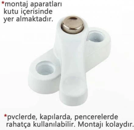 Pvc Kapı Pencere Emniyet Kilidi - Pimapen Kilidi - Çelik - 6 Adet
