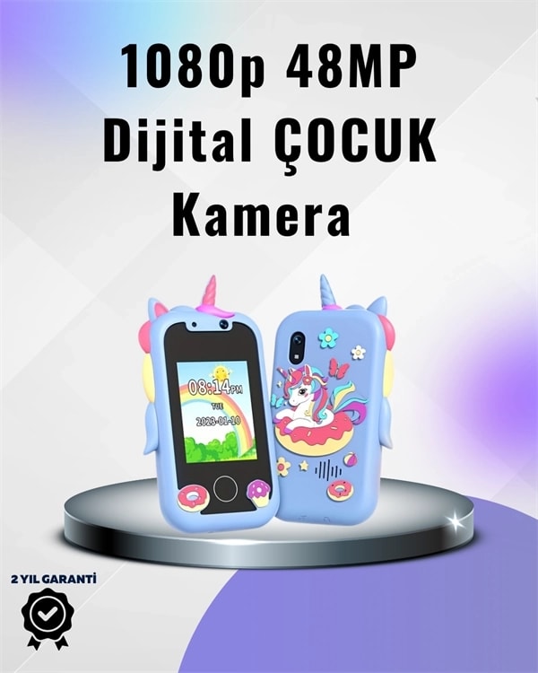 Çocuklar Için Eğitici ve Eğlenceli Dijital Kamera