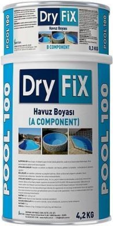 POOL100 Havuz Boyası Mavi 4.5 kg