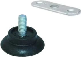 Küçük Bingo Siyah Ayak M8 + Bağlantı Sacı (4'lü Paket)