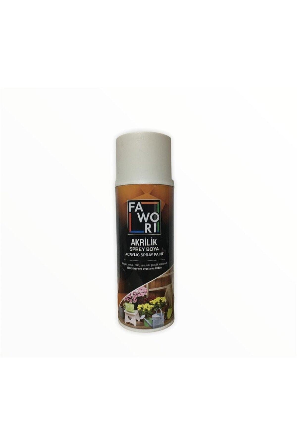 Mat Beyaz Akrilik Sprey Boya 400 ml