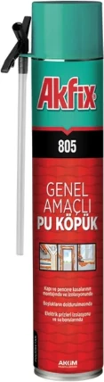 805 Poliüretan Dolgu Köpüğü 850GR Izolasyon Köpük Pipetli