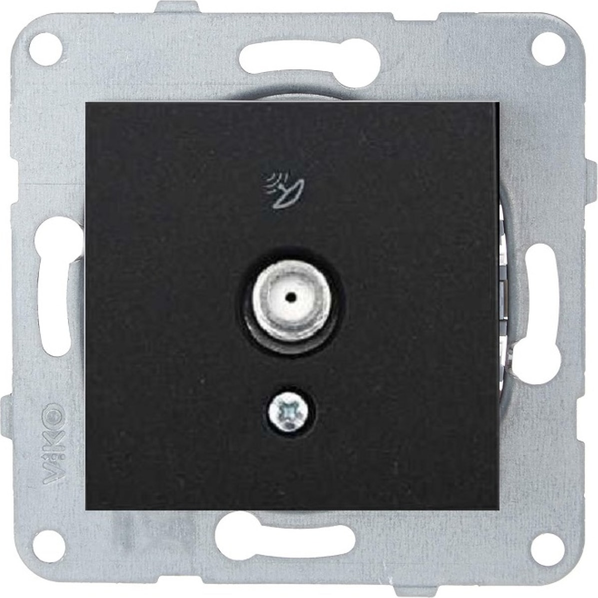 Artline Novella-Trenda Siyah Uydu Priz F Konnektörlü - Çerçevesiz