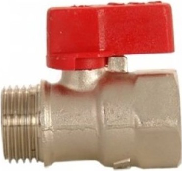 3/4" Mini Küresel Valf Kırmızı Iç Dış Vida 102122029