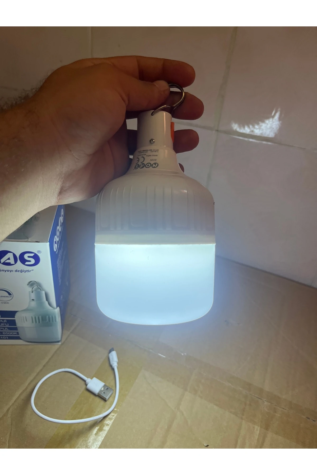 30watt 2800 Lm Duyşarjlı Torch Led Ampul