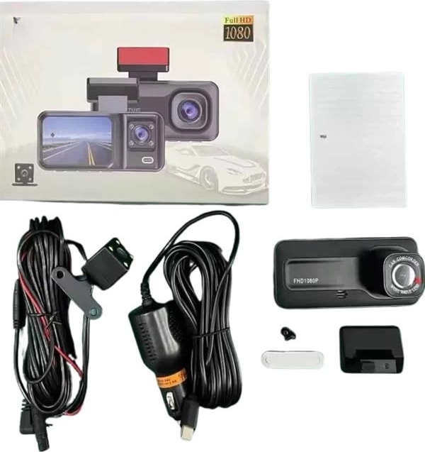 Ön ve Arka Kameralı 2 Inç 1080P Full Hd Dvr Araç Içi Ekran