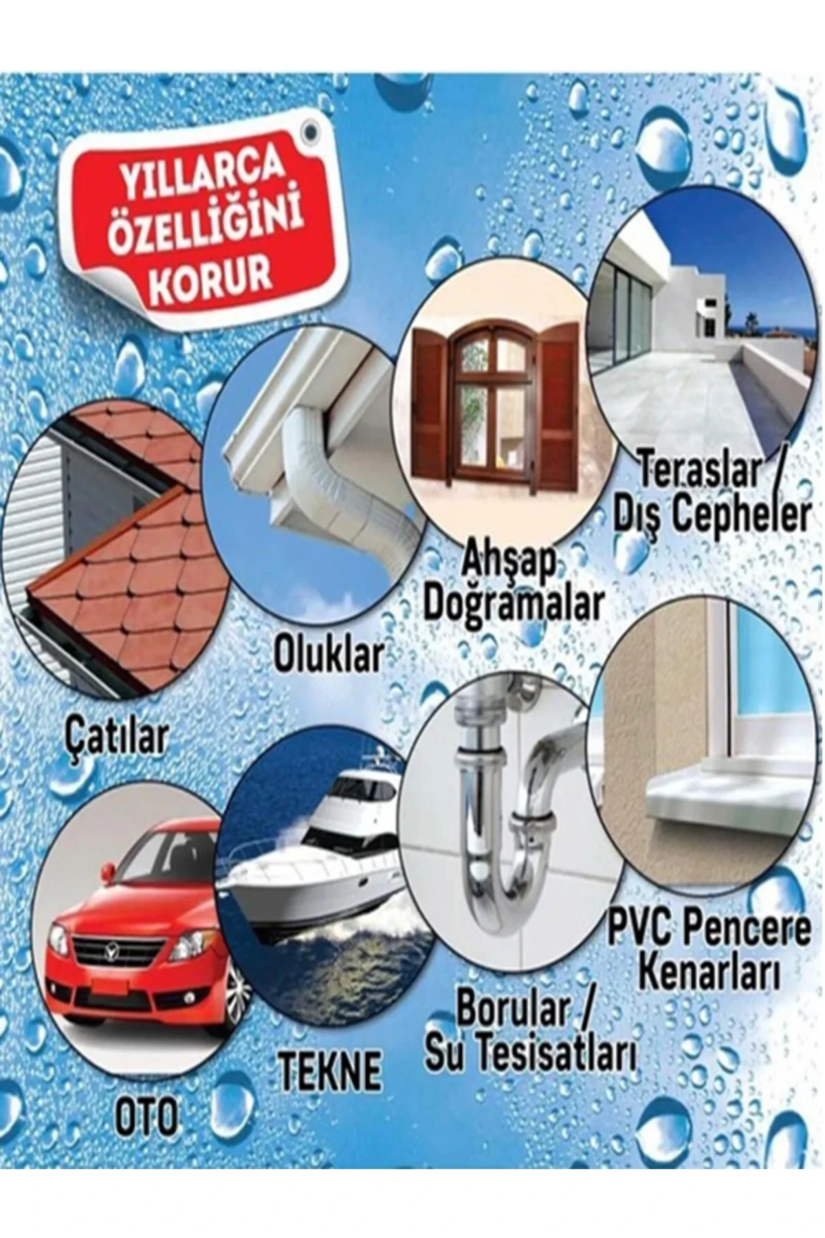 Leak Fix Su Geçirmez Sızdırmaz Sızıntı Önleyici Kauçuk Kaplama Izolasyon Şefaf Sprey 200 Ml.