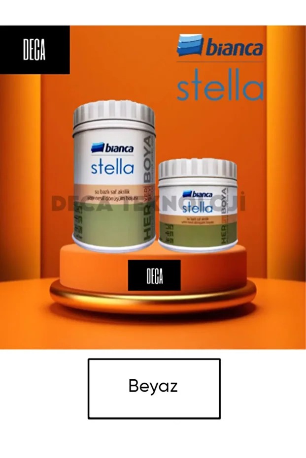 Stella Boya 1Lt Dolap-Fayans-Cam-Plastik-Ahşap