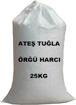 Ateş Tuğlası 200 Adet ve Şamot Harcı 50 kg