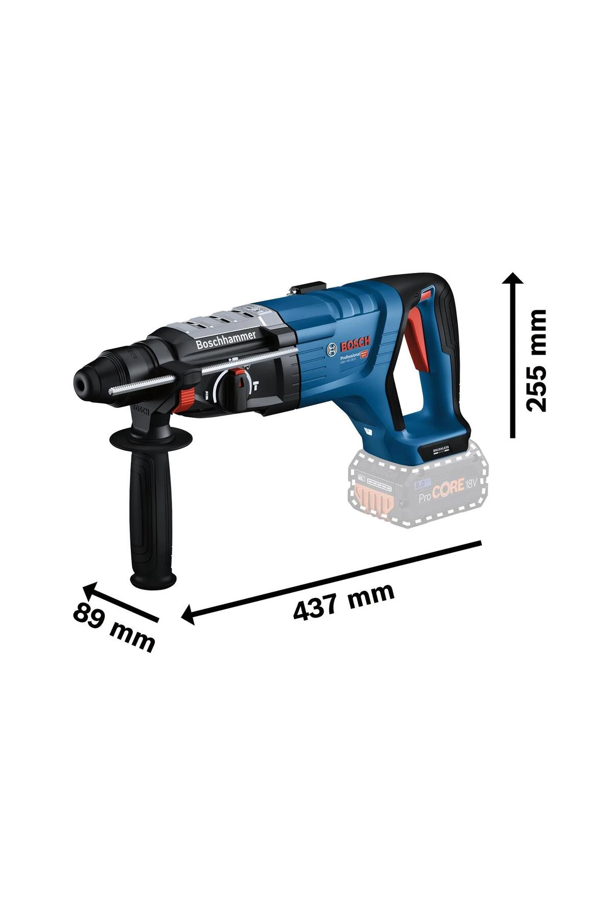 GBH 18V-28 D 1x4.0Ah Tek Akülü Kırıcı Delici