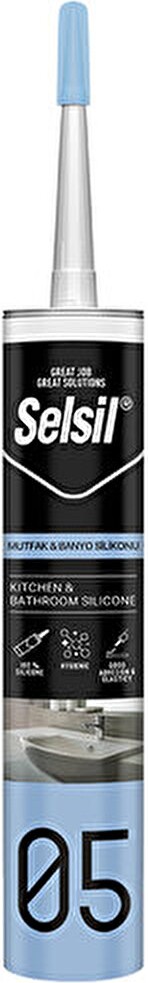 Mutfak & Banyo Silikonu 280ML Beyaz