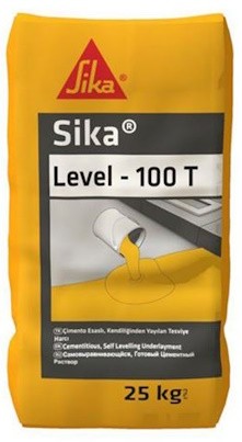 Sika Level-100 T-Çimento Esaslı Kendiliğinden Yayılan Tesviye Harcı 25 kg