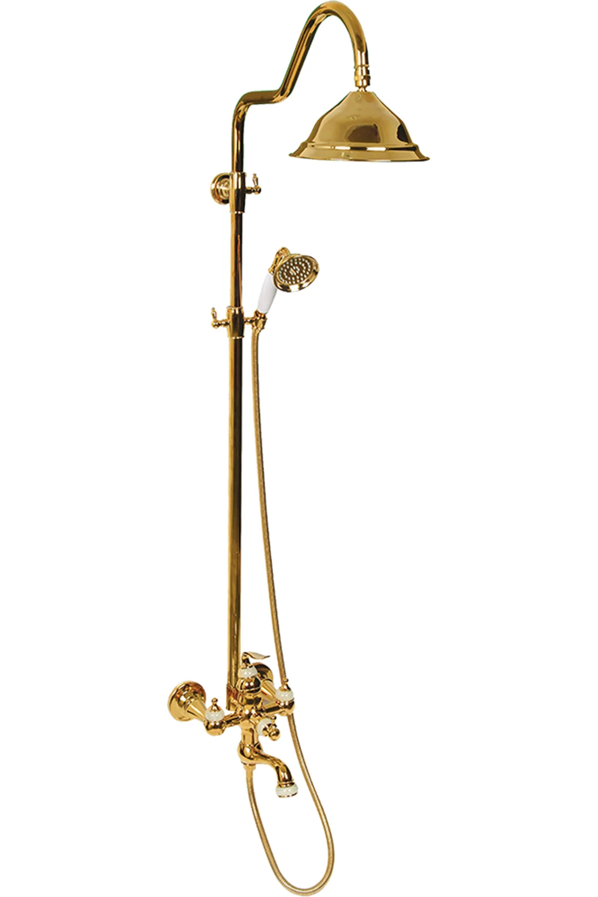 Pure Flamingo Gold Banyo Armatür / Duş Takımi G-2013