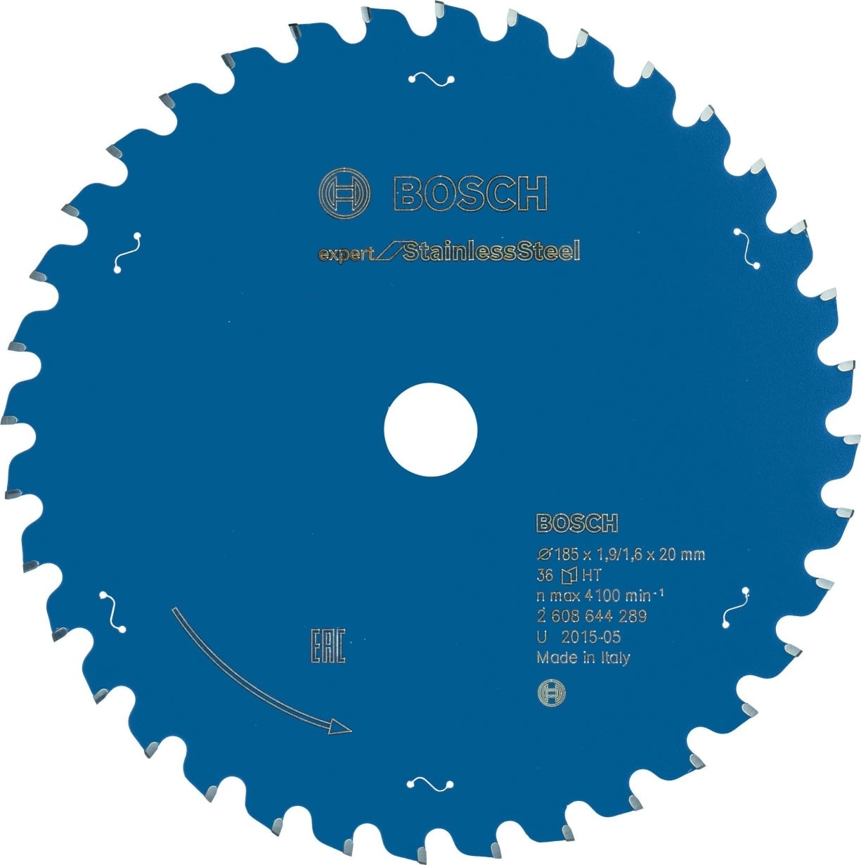 BOSCH Expert For Stainless Steel 185*20 36 mm Diş