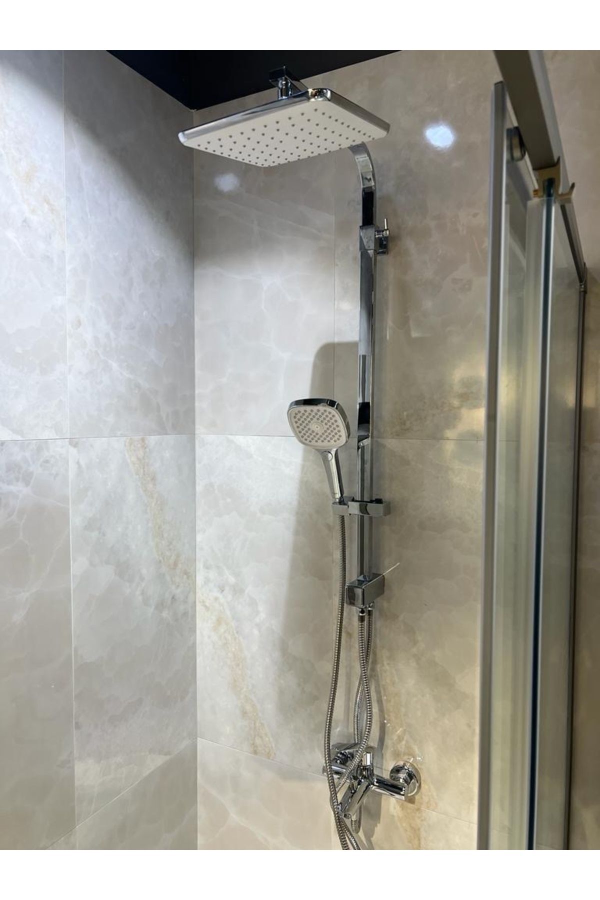RAIN SQUARE PUSH BUTTON DUŞ BARI 410200505214