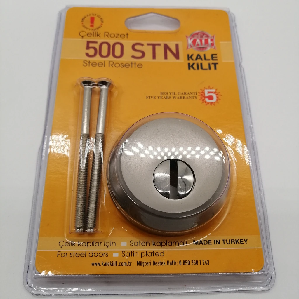 Kale 500 Stn Çelik Kapı Barel Rozeti Saten