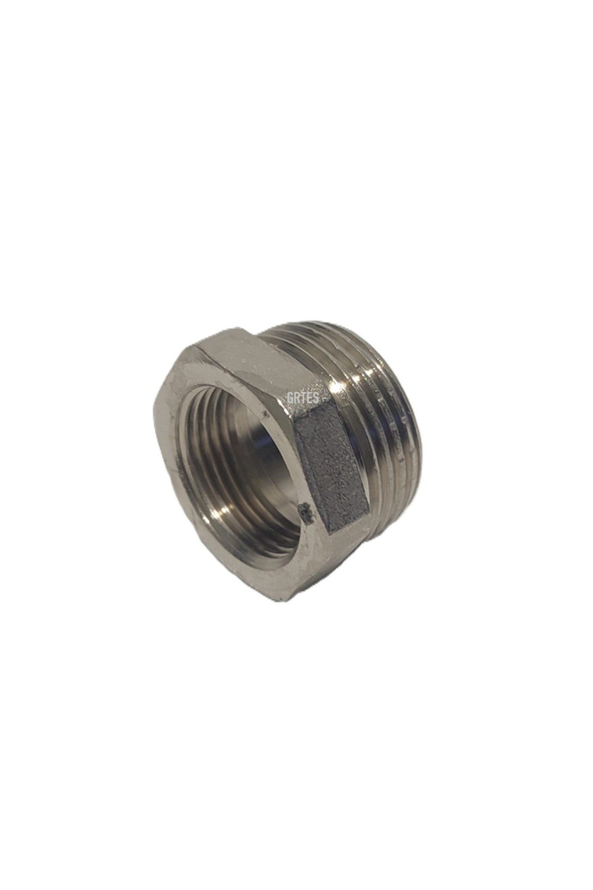 (10'lu Pake) 3/4" x 1" Sarı/Krom Redüksiyon - Brass Reduction
