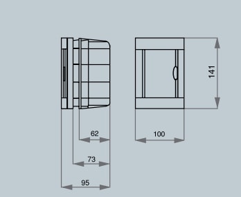 2'li Sigorta Kutusu Sıva Altı