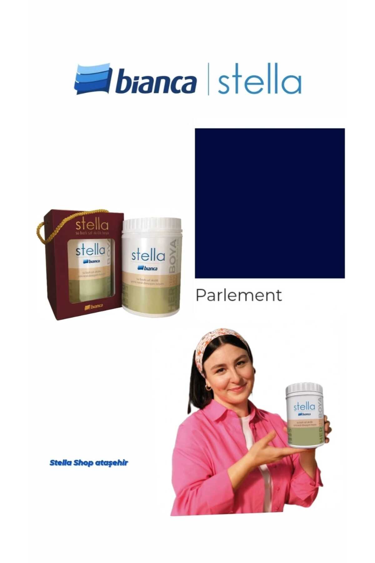 Stella Su Bazlı Saf Akrilik Boya 500ml - Parlament