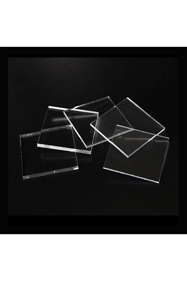 Şeffaf Pleksi Levha 3,8mm~4mm Pleksiglass 35cmx35cm