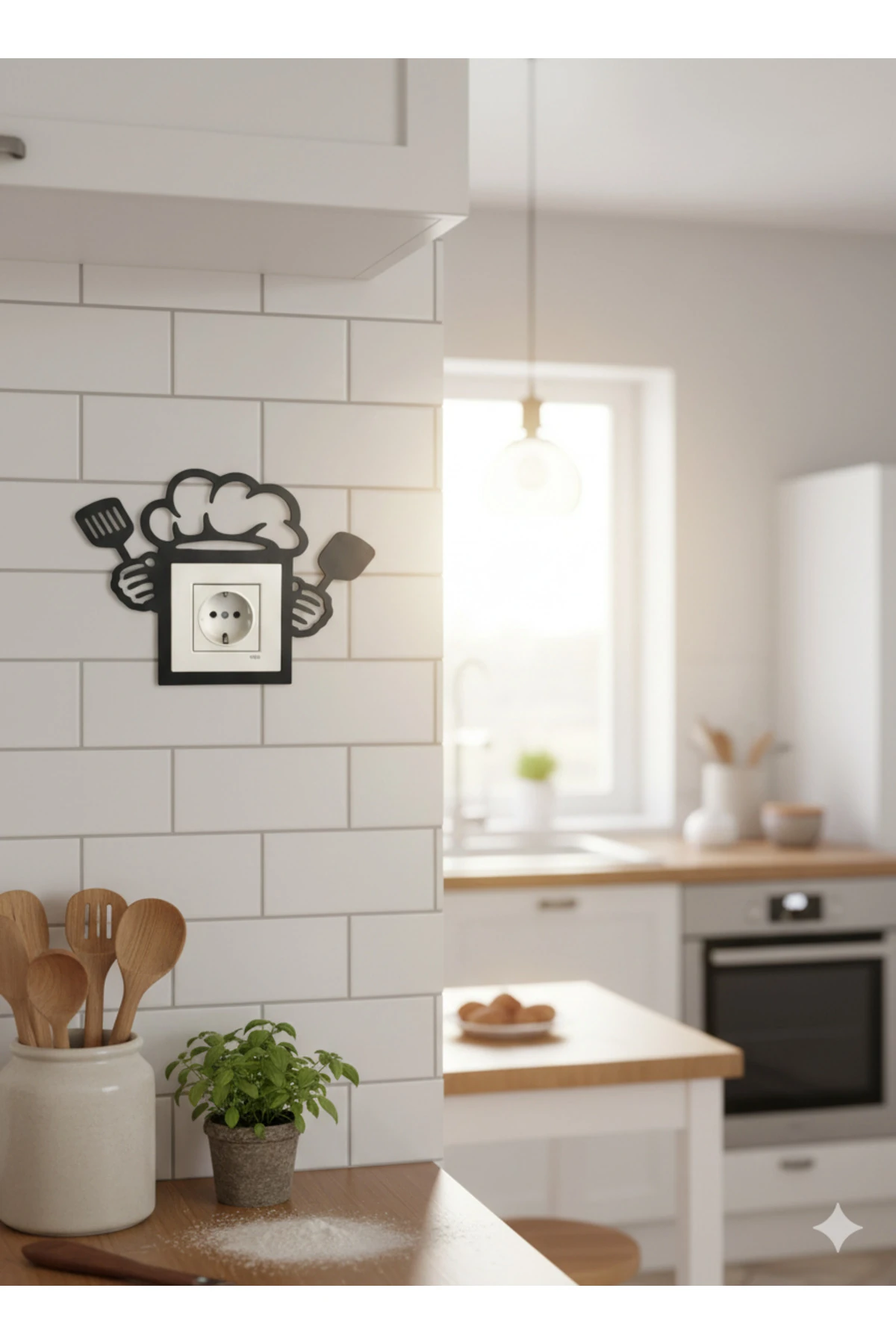 Dekorasyon Mutfak Priz Çerçevesi Modern