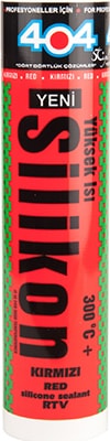 Silikon Isıya Dayanıklı Kırmızı 310 ML.