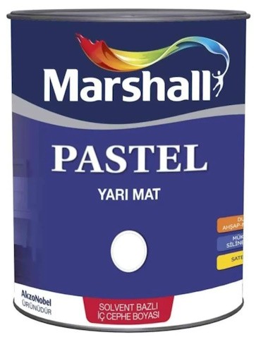 Marshall Pastel Yarı Mat 1 lt İç Cephe Boyası