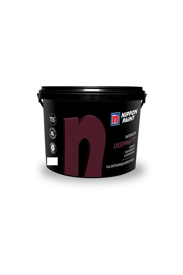 Nippon Deepmatt İç cephe boyası Tam mat 2.5 lt/kova