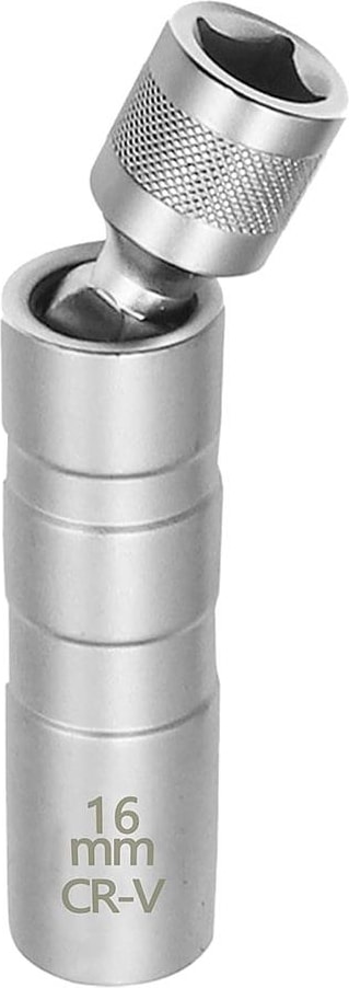 6380 Mıknatıslı Oniki Köşe Mafsallı 3/8" Buji Lokması 16 mm