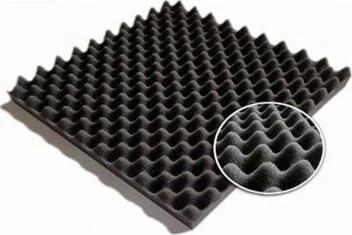 30 mm Akustik Yanmaz Yumurta Sünger 50 x 50 cm