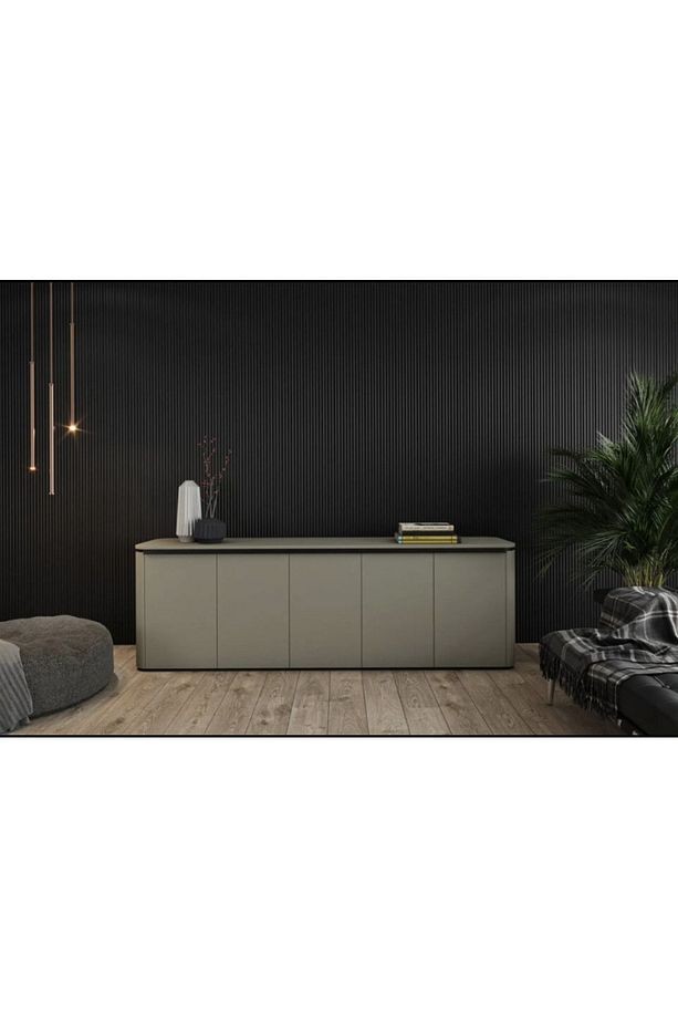 Akyürek Lb 2200 Model Soft Touch Fırtına Gri Dekor Profil Duvar Kaplama Panel Lambri