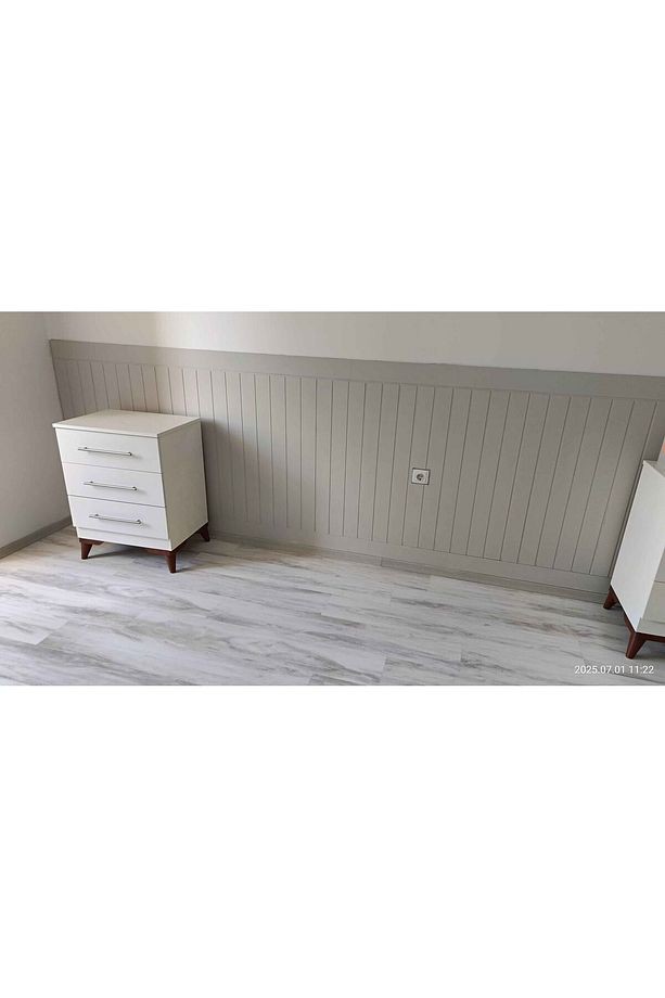 İskandinav Duvar Paneli Mdf Cnc İşlemeli Dekoratif Boyanabilir Duvar Paneli Duvar Çıtası(54X103)