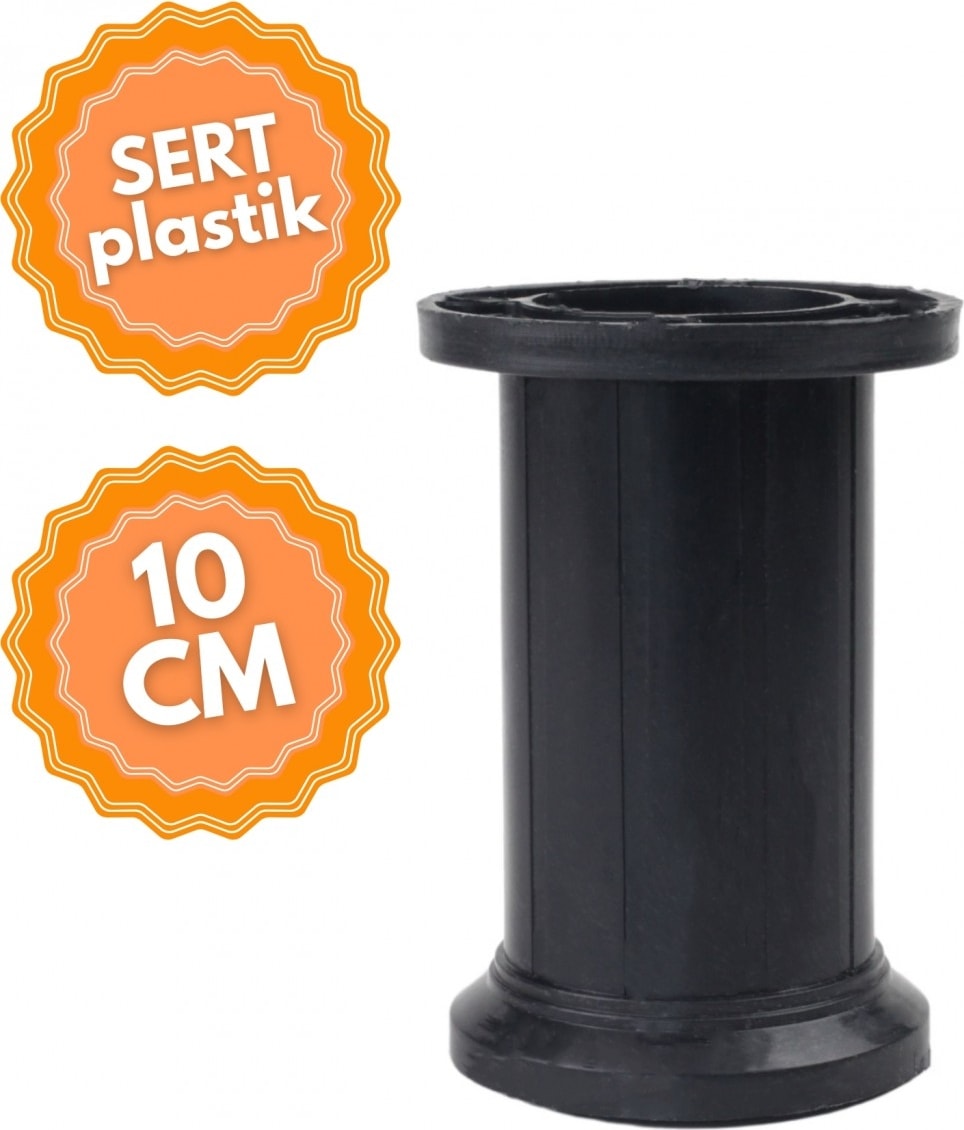 Jumbo Ayarlanabilir Siyah 10 cm Plastik Mobilya Ayağı, Lüks Metal Mobilya Ayak, Koltuk, Dolap, Şifonyer Ayak