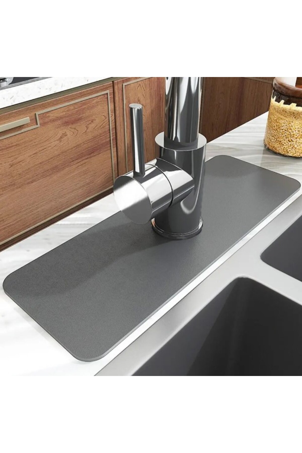 Su Emici Sihirli Lavabo Kenar Matı 38x13cm