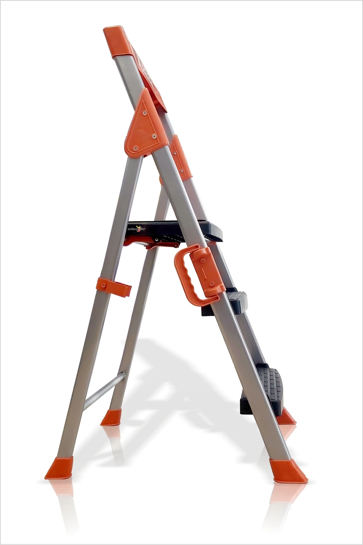 Ev Okul İşyeri Mutfak Kütüphane Raf İçin Dekoratif Kaydırmaz 3 Basamak Sağlam Dengeli Kısa Merdiven