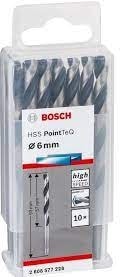 BOSCH Hss Pointeq 6 mm 10'lu Metal Matkap Ucu 2608577228