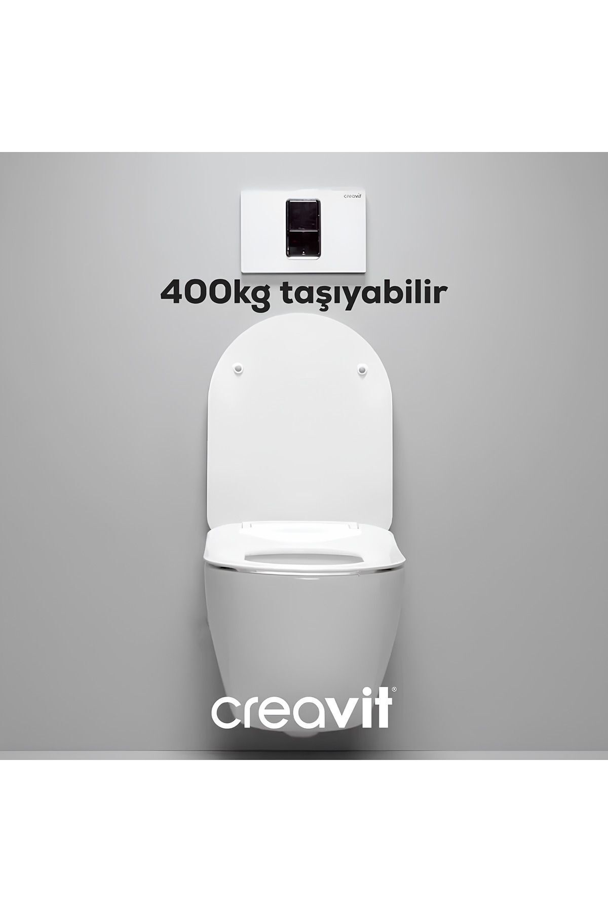 Fe320 Free Asma Kanallı Klozet, Yavaş Kapak