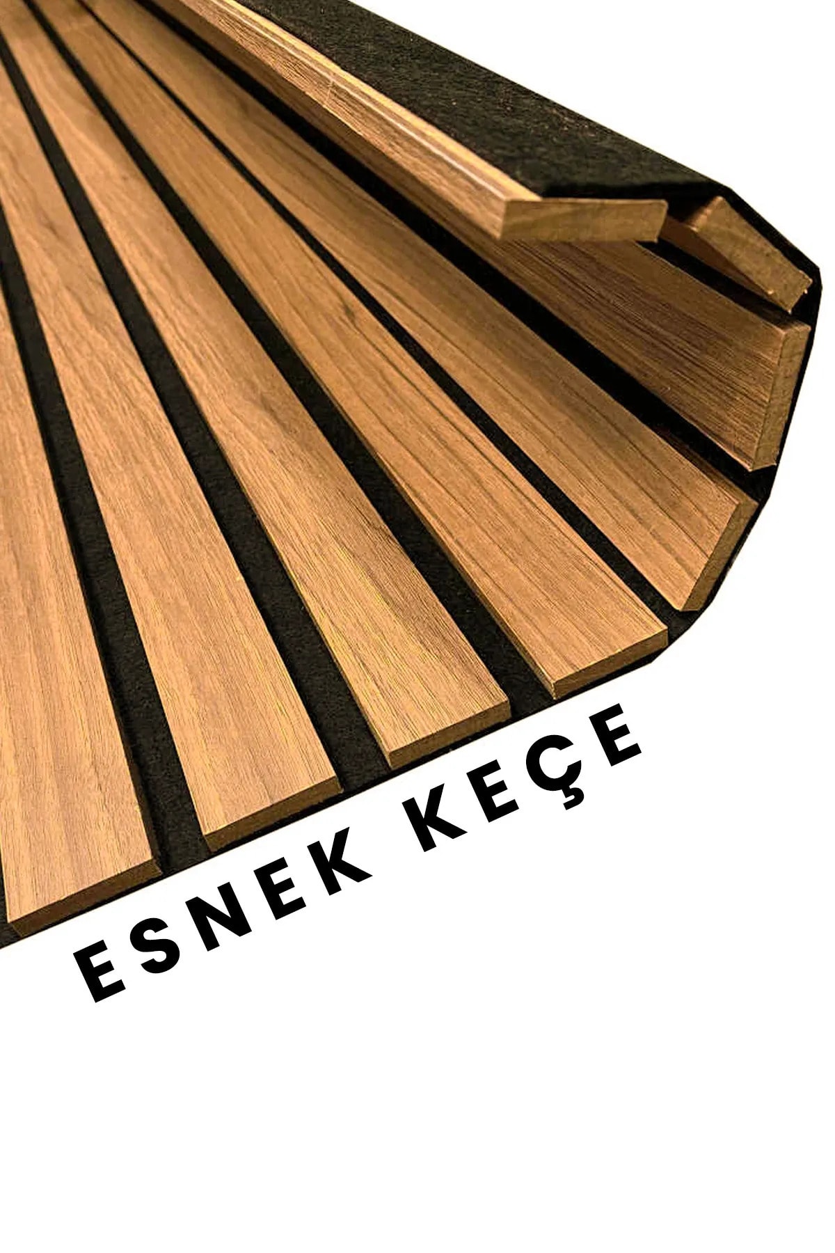 100 x 275 cm Mdf Ahşap Akustik Duvar Paneli Akustik Panel Lambri Panel Teak