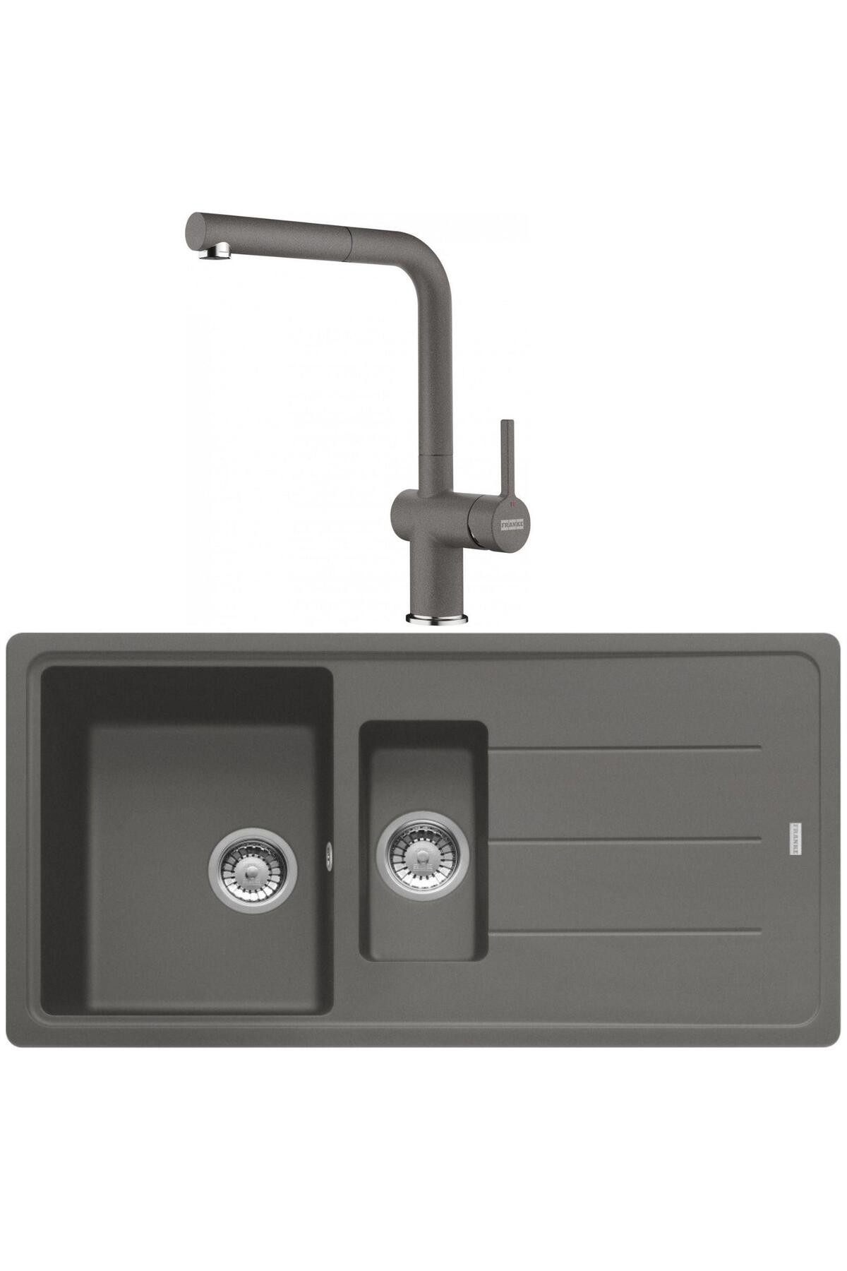 Basis BFG 651 Stone Grey Granit Eviye-Active Plus Doccia 2.0 Batarya Seti