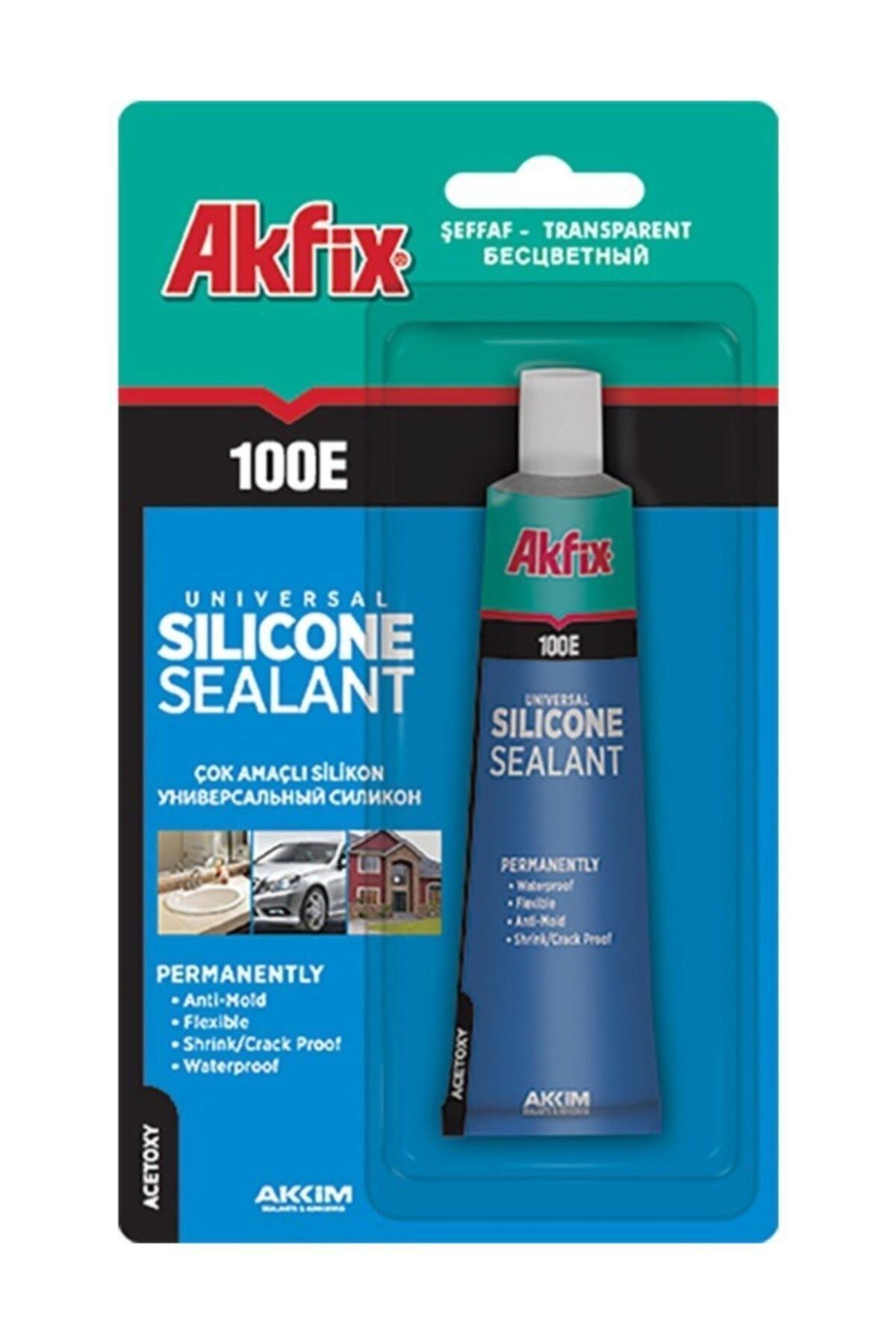 100E Genel Amaçlı Şeffaf Tüp Silikon 50 gr.