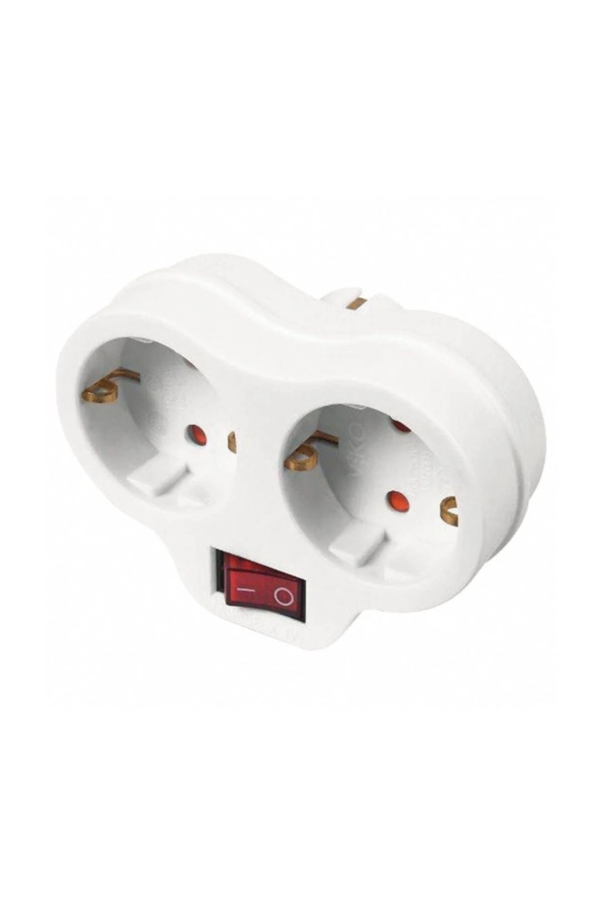 Viko 90301803 Ikili Anahtarlı Topraklı Fiş/priz