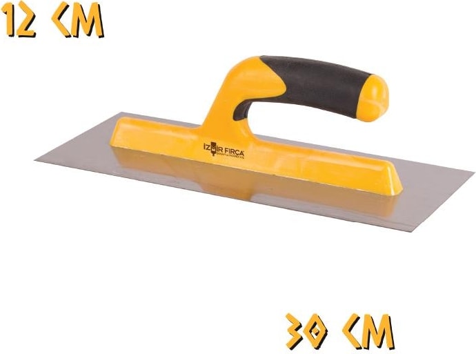 Izmir Fırça Plastik Saplı Alçı Malası Düz - 30 Cm.