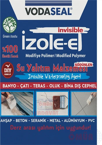 Izole Et 650 gr – Şeffaf Modifiye Polimer Su Yalıtım Malzemesi