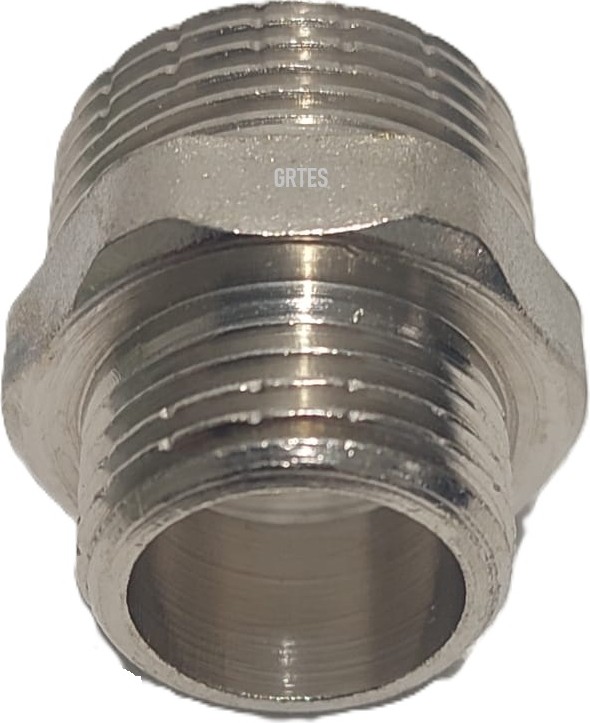 3/4" x 1/2" Sarı/krom Orantılı Nipel - Proportional Nipple